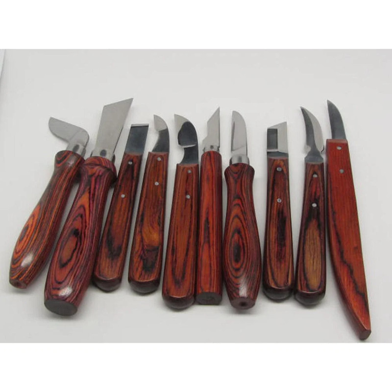 Woodcarving Chip Carving Knives Set - 10 Piece